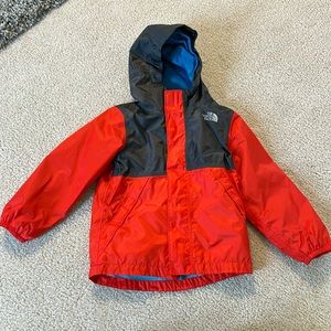 North Face boys 3 in 1 jacket, size 4T
